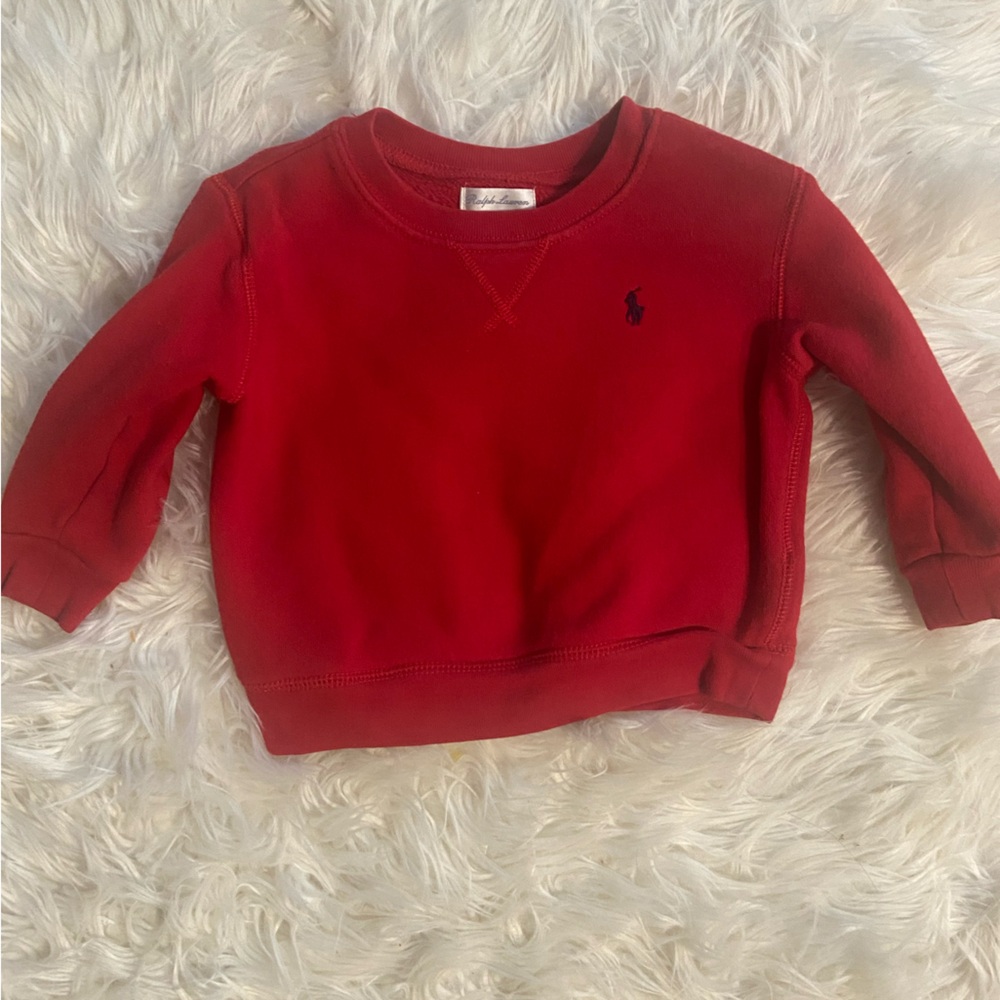Ralph Lauren Polo Red Crewneck Sweatshirt